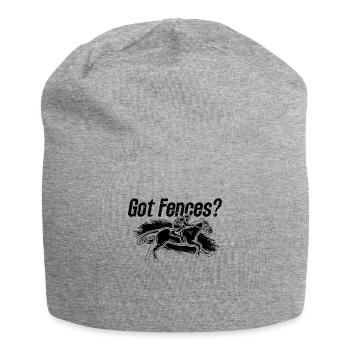 Got Fences Show Jumping Loves Equine Show Jumper - Jersey-Beanie - Grau meliert - Vorne