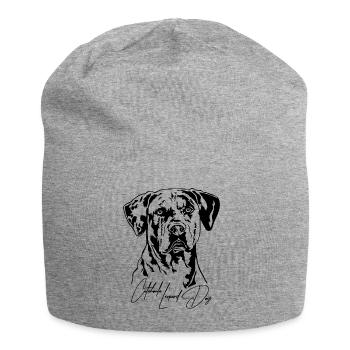 CATAHOULA LEOPARD DOG Dog Portrait Dogs Wilsigns - Bonnet en jersey - gris chiné - Devant