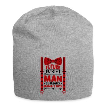 Hearts Noeud papillon et bretelles Saint-Valentin Garçons - Bonnet en jersey - gris chiné - Devant