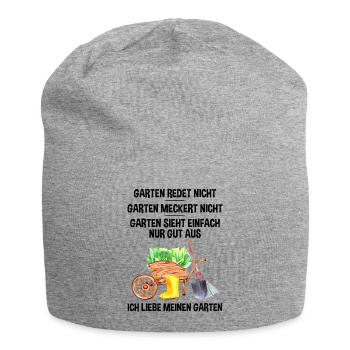 Jardin drôle Dicton Hobby Gardener Idée cadeau - Bonnet en jersey - gris chiné - Devant