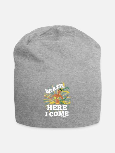 Brasilien Rio de Janeiro Südamerika Geschenk - Jersey-Beanie - Grau meliert