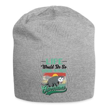 Opossum Cadeau Marsupial Opossum - Bonnet en jersey - gris chiné - Devant