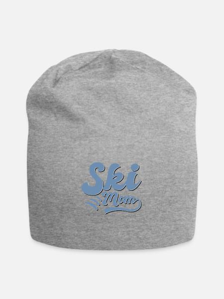 Ski Mama - Jersey-Beanie - Grau meliert