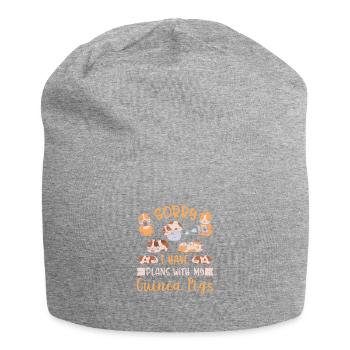 Entschuldigung, Ich Habe Pläne Mit Meinen - Jersey-Beanie - Grau meliert - Vorne