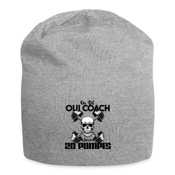 Citation entraineur humour. on dit oui coach.Coach - Bonnet en jersey - gris chiné - Devant