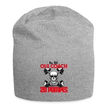 Citation entraineur humour. on dit oui coach.Coach - Bonnet en jersey - gris chiné - Devant