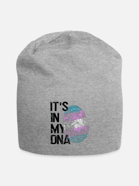 LGBTQ-Liebe in meiner DNA - Jersey-Beanie - Grau meliert