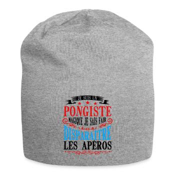 Entraîneur de tennis de table - Bonnet en jersey - gris chiné - Devant