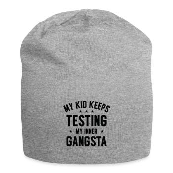Parenting Children Testing Family Inner Gangster - Jersey Beanie - heather grey - Front
