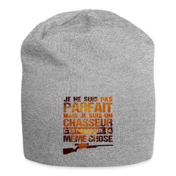 Chasseur Humour - Bonnet en jersey - gris chiné - Devant