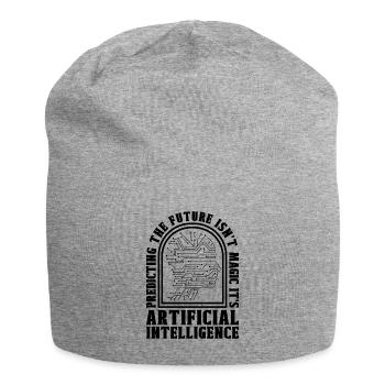 Predicting The Future Robots Data Science Robotics - Jersey-Beanie - Grau meliert - Vorne