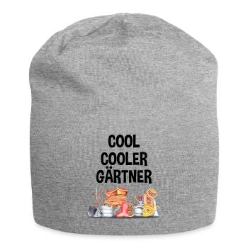 Garten Lustiger Spruch Hobby Gärtner Geschenkidee - Jersey-Beanie - Grau meliert - Vorne