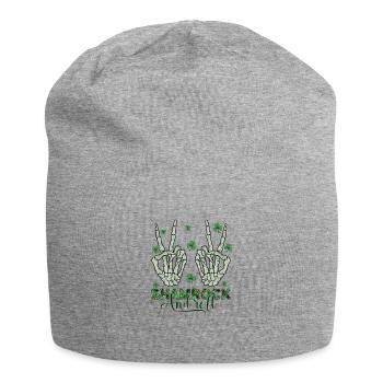 Irish Irland Grün Shamrock And Roll St Patrick Day - Jersey-Beanie - Grau meliert - Vorne