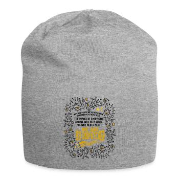 Dispatcher Shirt, We Are Dispatcher Floral Tee, - Jersey Beanie - heather grey - Front