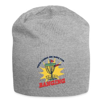 Discgolfspieler sagen Männer - Jersey-Beanie - Grau meliert - Vorne