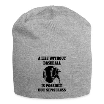 Baseball Baseball Player Baseball Player Baseball Team - Jersey Beanie - heather grey - Front