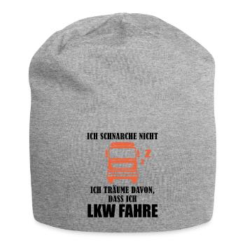 LKW-Fahrer Fernfahrer Lustiger Spruch Geschenk - Jersey-Beanie - Grau meliert - Vorne