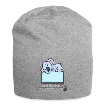 Koala Computer Nerd Programmeur Cadeau - Bonnet en jersey - gris chiné - Devant