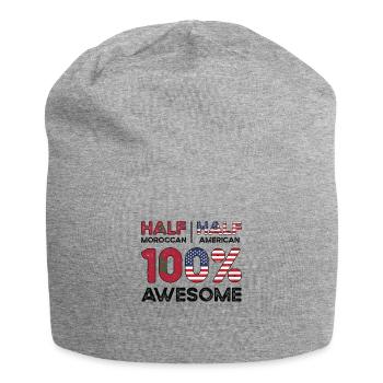 Né marocain Maroc États-Unis - Bonnet en jersey - gris chiné - Devant