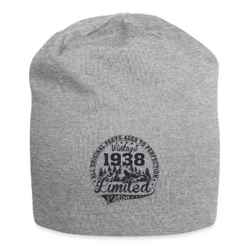 Vintage 1938 Alle Originalstücke Retro Geschenk - Jersey-Beanie - Grau meliert - Vorne