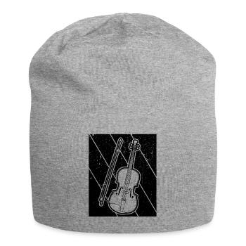 Violin Violinist Violinist - Jersey Beanie - heather grey - Front