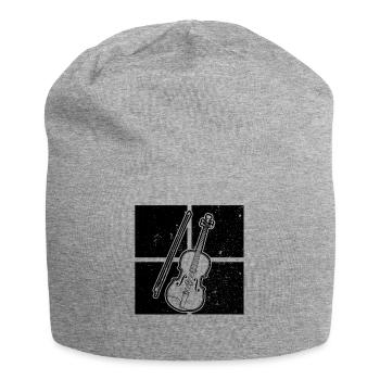Violin Violinist Violinist - Jersey Beanie - heather grey - Front