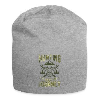 Chasse au cerf Saison de chasse à la faune Sports de tir - Bonnet en jersey - gris chiné - Devant