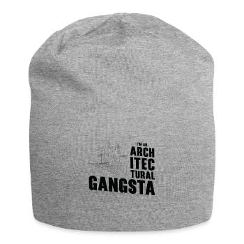 Profession d’architecte Gangsta Historique - Bonnet en jersey - gris chiné - Devant