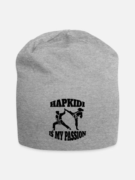 Hapkido Judo Aikido Kampfkunst Karate Kampfsport - Jersey-Beanie - Grau meliert