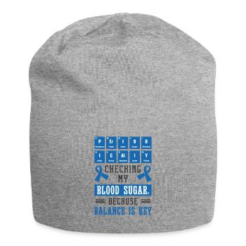 Pancréas diabétique - Bonnet en jersey - gris chiné - Devant