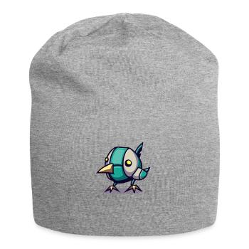 Robot Chick Bird - Bonnet en jersey - gris chiné - Devant