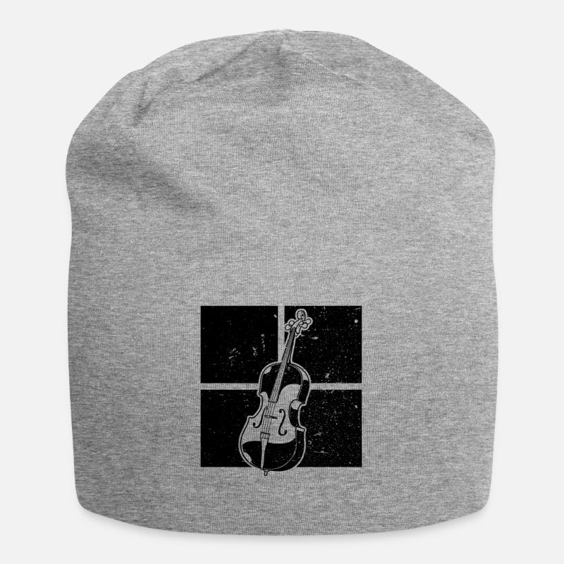 Cello cello player cellist - Jersey Beanie - heather grey