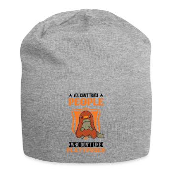Ornithorynque Cadeau Ornithorynque - Bonnet en jersey - gris chiné - Devant