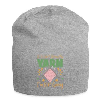 Tricoter si je ne peux pas apporter - Bonnet en jersey - gris chiné - Devant