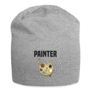 Peinture Art Peintre Artiste Art - Bonnet en jersey - gris chiné - Devant