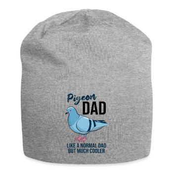 Pigeon Pigeon Lovers Papa Saying Gift - Bonnet en jersey - gris chiné - Devant