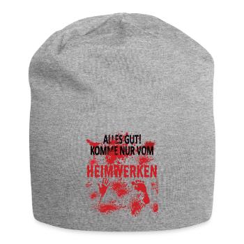 Heimwerker Geschenkidee Handwerker - Jersey-Beanie - Grau meliert - Vorne
