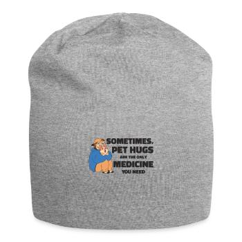 Dog Pet Hug Medicine Dog Lovers - Bonnet en jersey - gris chiné - Devant
