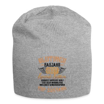 Oldtimer Baujahr 1927 - Jersey-Beanie - Grau meliert - Vorne