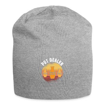 Pottery Clay Pottery Course Pottery Getöpfert - Jersey Beanie - heather grey - Front