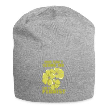 Fleuriste Profession de fleuriste - Bonnet en jersey - gris chiné - Devant