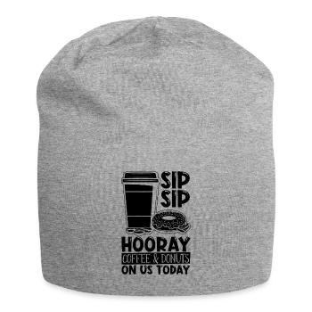 Sirotez Sip Hourra Caféine Café & Donuts Lover - Bonnet en jersey - gris chiné - Devant