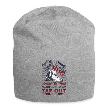 Umarmung Um Den Hals, Jiu Jitsu - Jersey-Beanie - Grau meliert - Vorne