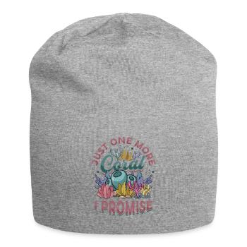 Nur Noch Eine Koralle, Verspreche Ich, Riffbecken - Jersey-Beanie - Grau meliert - Vorne