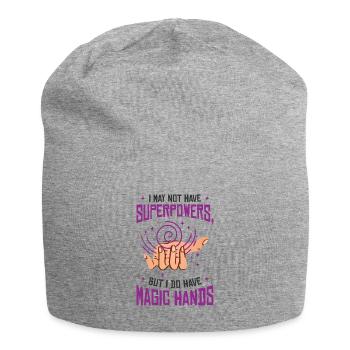 Massage Therapist Therapy Licensed Masseur - Jersey Beanie - heather grey - Front