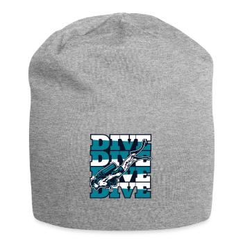 Dive Diving Mask Diving Fins Goggles - Jersey Beanie - heather grey - Front