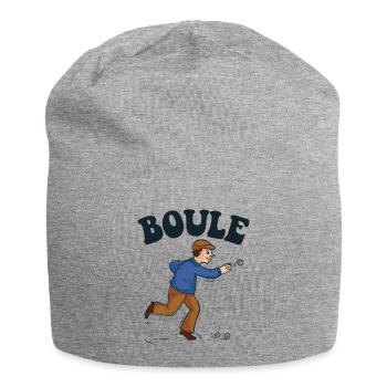 Boules boules boules pour boule pétanque boule - Bonnet en jersey - gris chiné - Devant