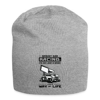 Sprint Car Dirt Track Racing - Jersey Beanie - heather grey - Front