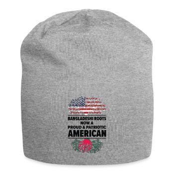 Geboren in Bangladesch Bangladesch Amerikaner USA - Jersey-Beanie - Grau meliert - Vorne