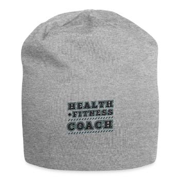 Entraîneur personnel de santé physique - Bonnet en jersey - gris chiné - Devant